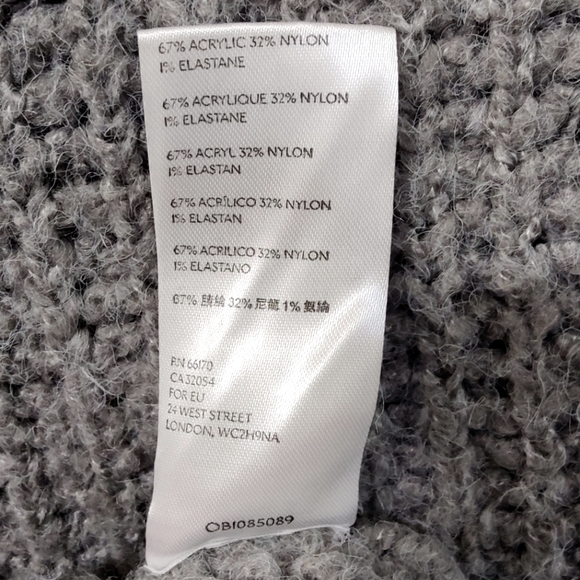 Urban Outfitters Gemini Turtleneck Tunic Sweater in Grey - Picture 10 of 10